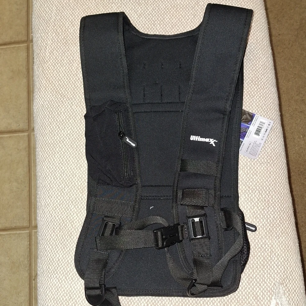 An Ultimaxx drone and accessory backpack.  Easy carry vest with shoulder straps